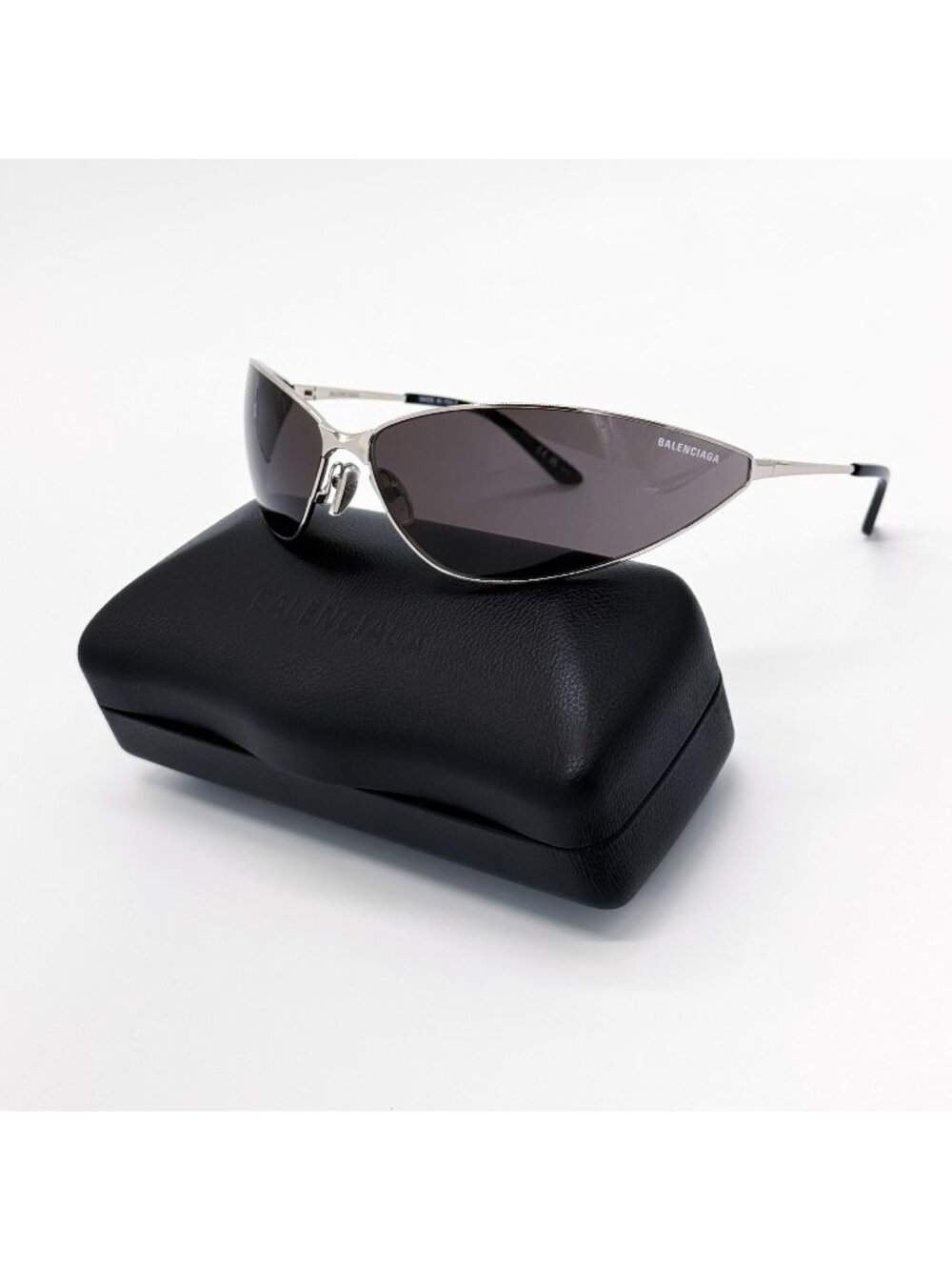 NEW BALENCIAGA BB0315S 004 SUNGLASSES SILVER UNISEX EYEWEAR BALENCIAGA - Picture 1 of 11